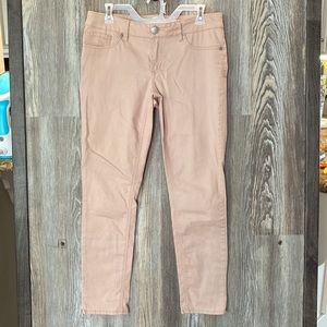Seven7 skinny jeans in light pink, 10